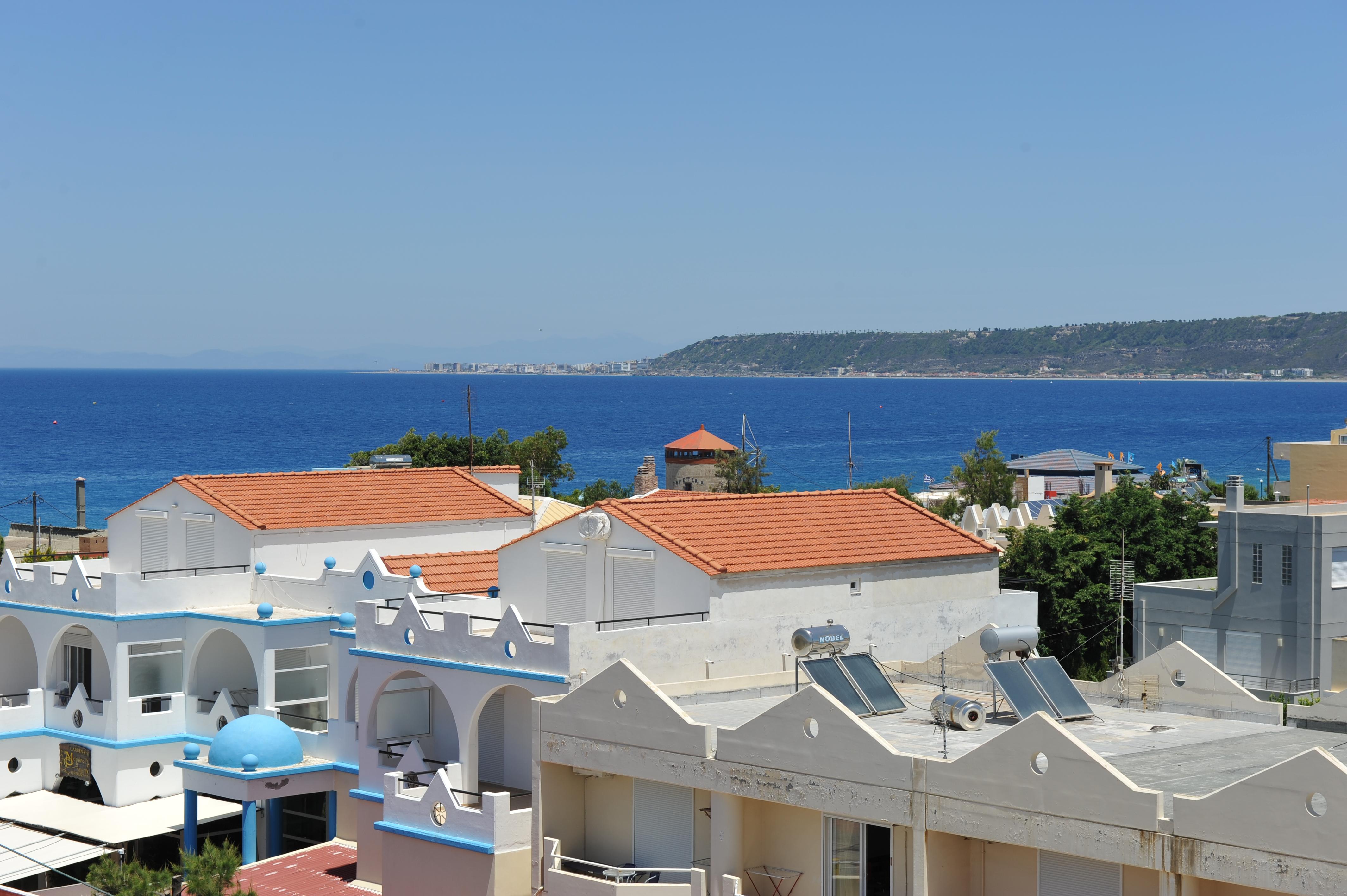 Heleni Beach Hotel Ialysos  Bagian luar foto