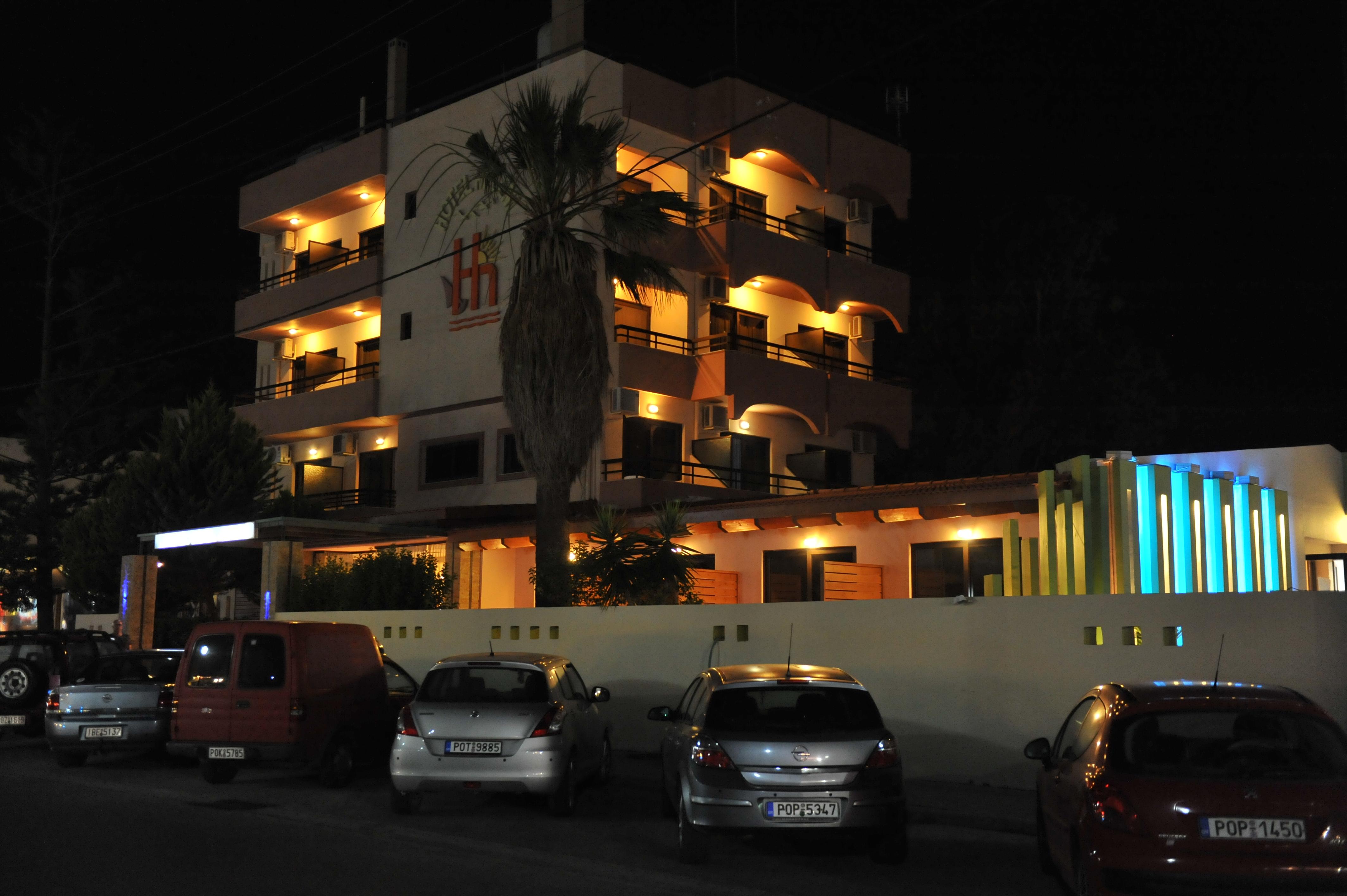 Heleni Beach Hotel Ialysos  Bagian luar foto