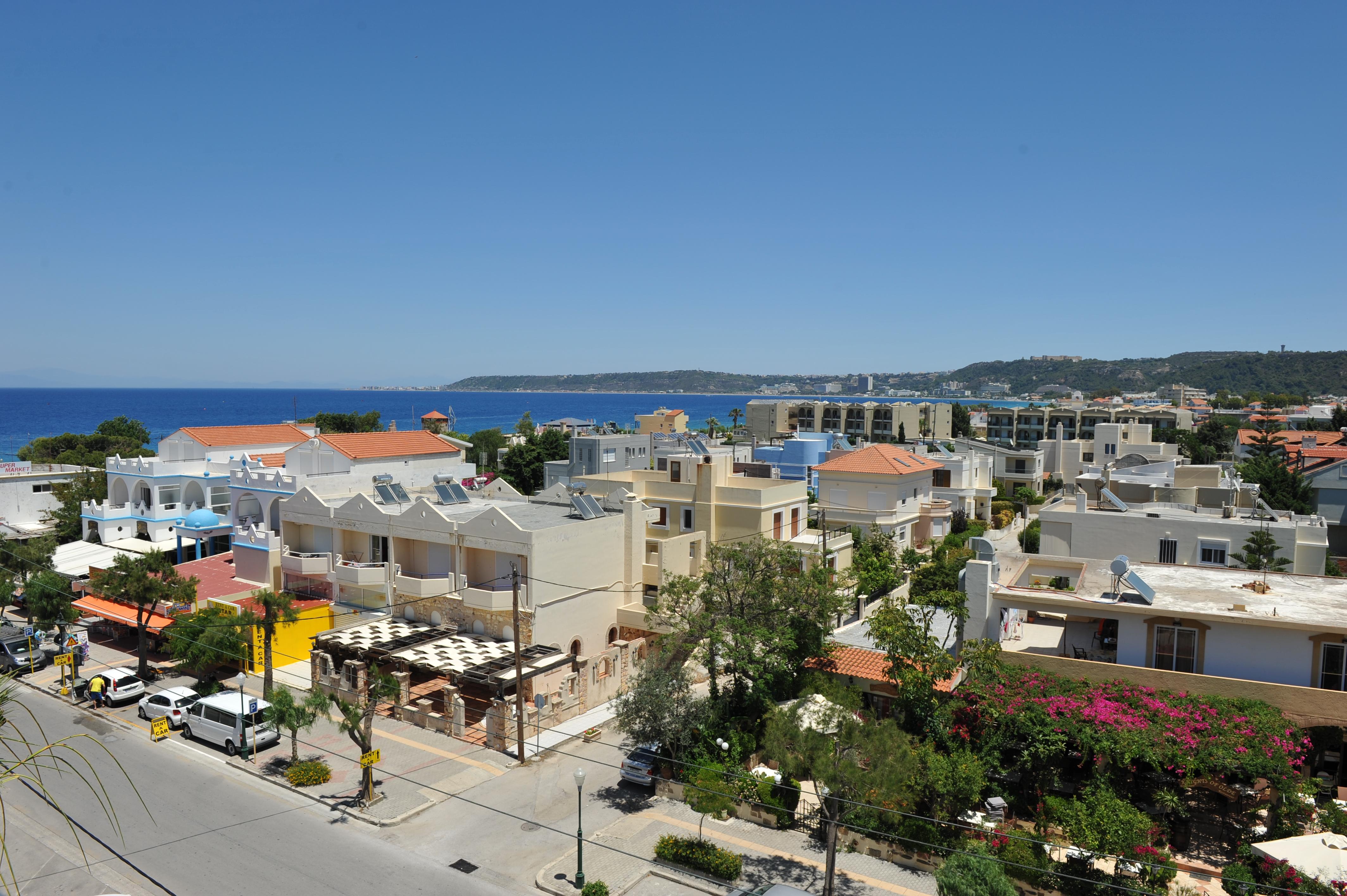 Heleni Beach Hotel Ialysos  Bagian luar foto