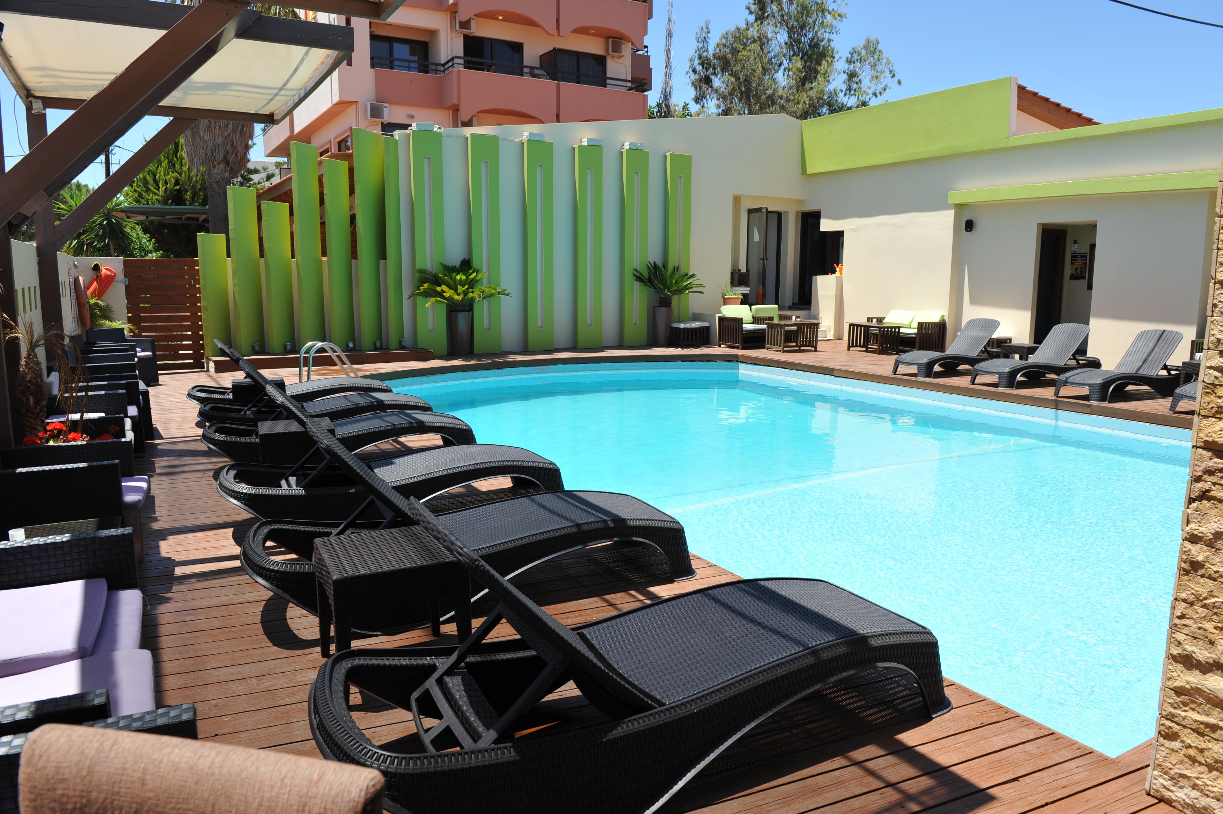 Heleni Beach Hotel Ialysos  Bagian luar foto