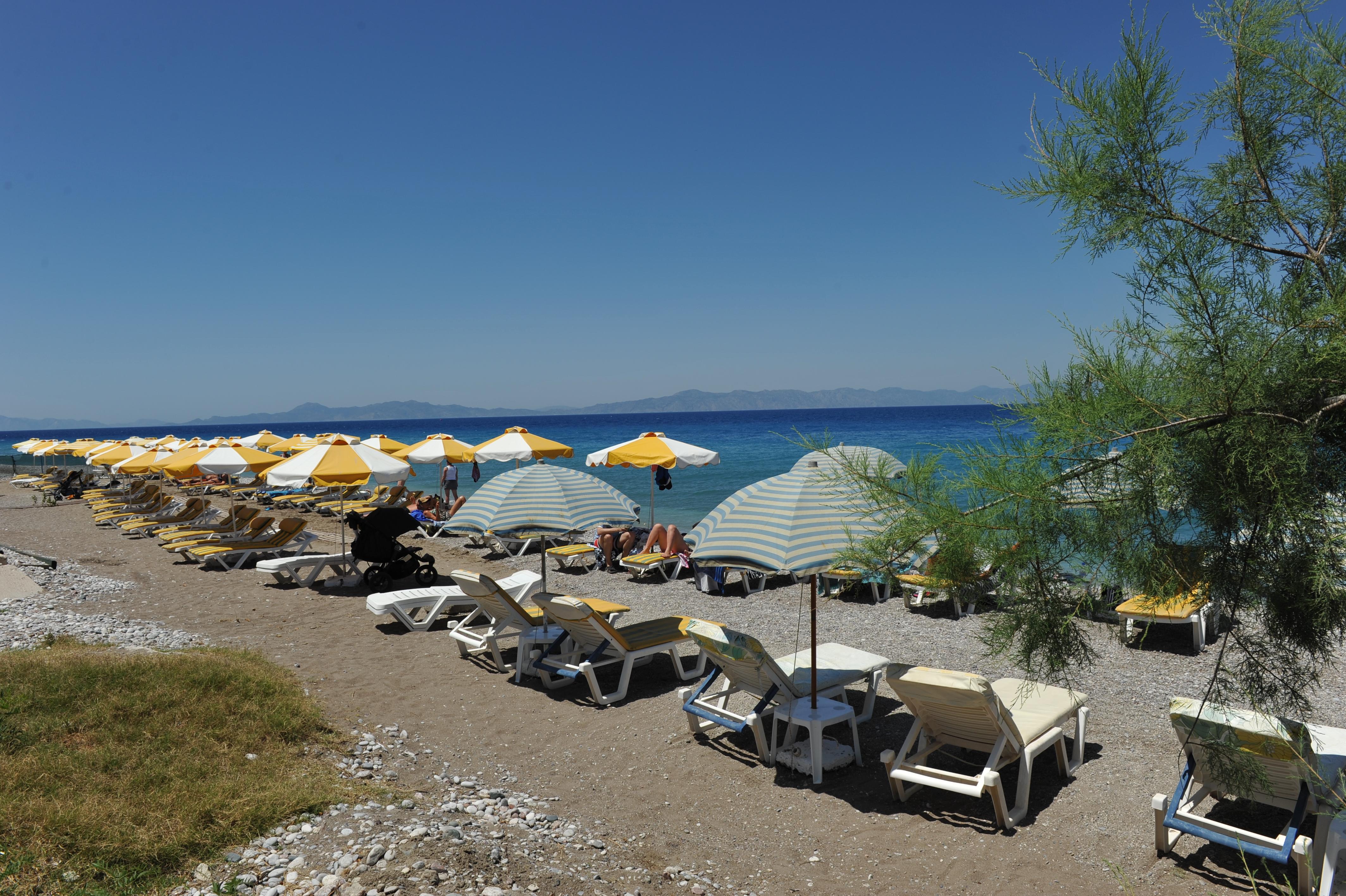 Heleni Beach Hotel Ialysos  Bagian luar foto